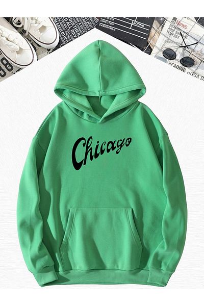 BENROMA Φούτερ Chicago Green Oversize
