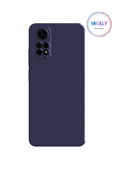 Molly Xiaomi Redmi NOTE 11 PRO İçin Lacivert Liquid İçi Kadife Silikon Kılıf