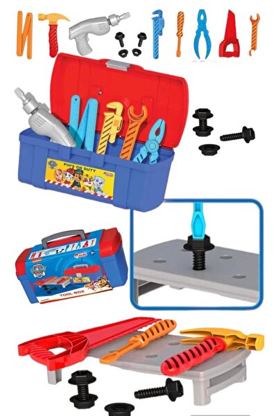 A-T AYZE-TRENDY ÇOCUK OYUNCAK PAW PATROL TAMİR BAKIM  ALET ÇANTASI 38873