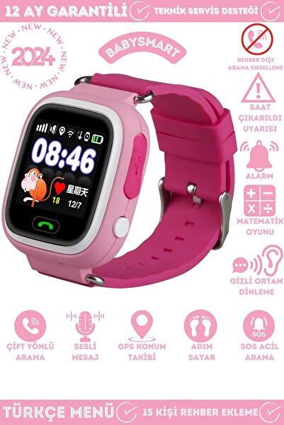 BabySmart Q90 Move Uyumlu Time Family Kids Watch Gps Akıllı Çocuk Takip Saati