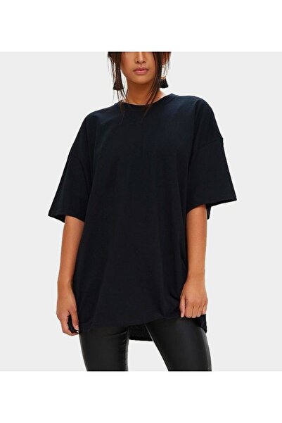 THE WHITE Tricou negru supradimensionat pentru femei