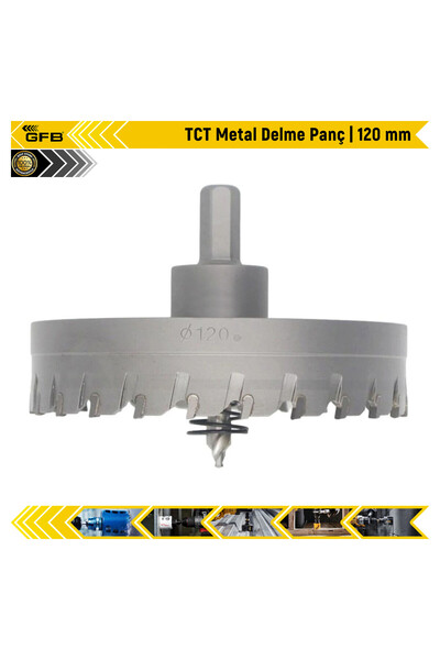 GFB TCT Metal Delme Panç | 120 mm