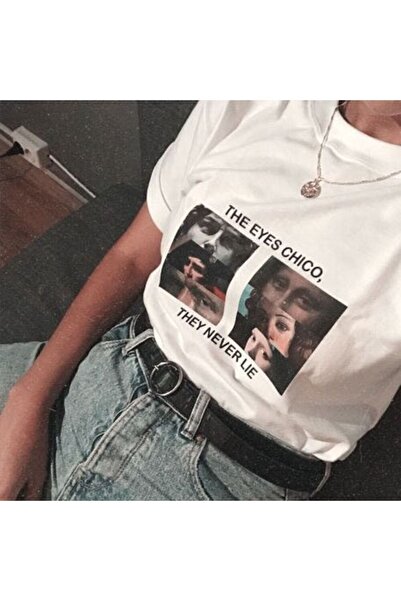 Kalic Studio Oči T-shirt Bela