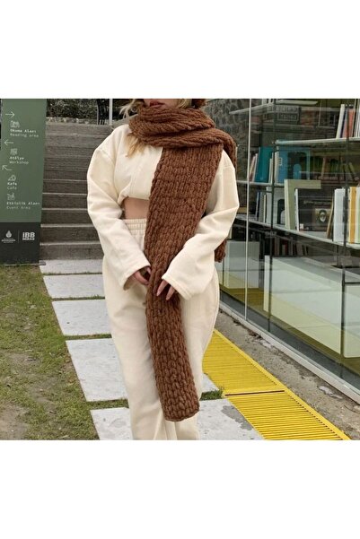 AidaAstrid Puffy Hand Knitted Scarf (60 Different Color Options)