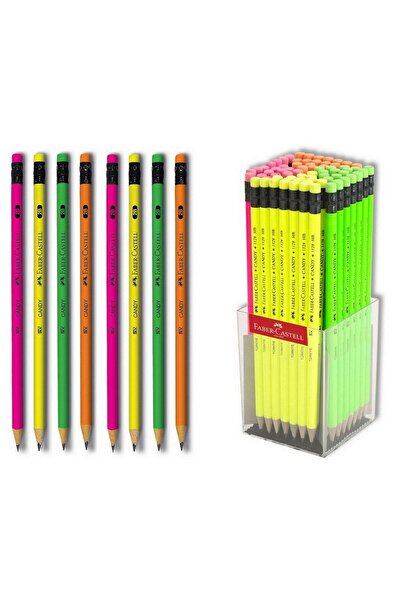 Faber Castell Faber Candy 2b Silgili Yuvarlak Kurşun Kalem (1 Adet)