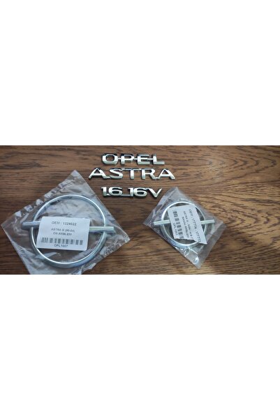 OEM Opel Astra 1.6_16v Bagaj Yazısı Ön ve Arka Arma Logo Astra G