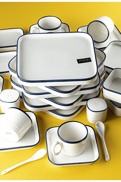 AROW VENÜS PORSELEN 35 PARÇA 6 KİŞİLİK KAHVALTI TAKIMI