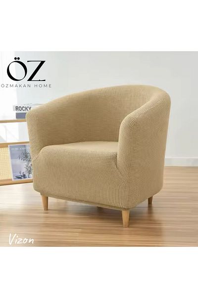 ÖZMAKAN Papatya Πολυθρόνα Μονό Κάλυμμα Καναπέ - Κάλυμμα Καναπέ 1 Τεμάχιο