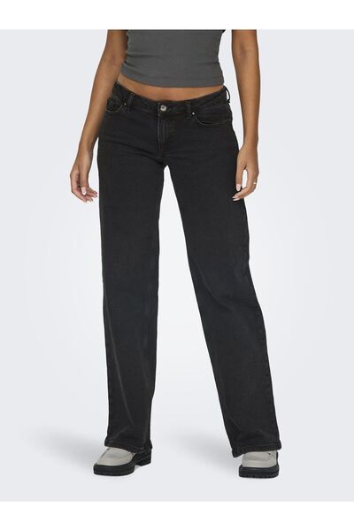 ONLY Jeans Mit Weitem Bein Onljuicy Niedrige Taille Weiter Beinschnitt Jeans