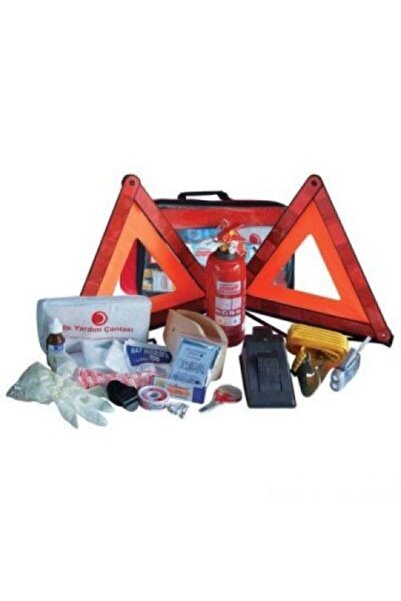 Yerli Tüvtürk Onaylı Lüks Trafik Ve Ilk Yardım Seti Özel Çanta