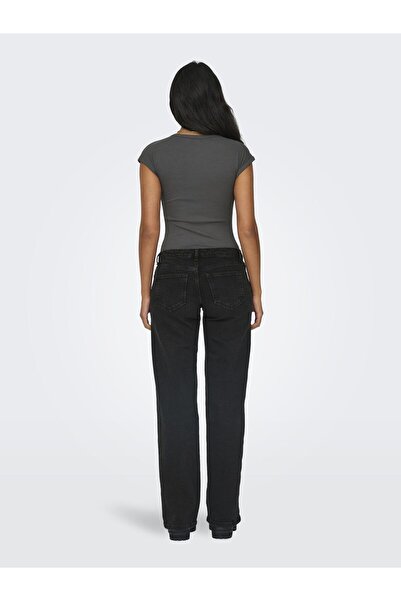 ONLY Jeans Mit Weitem Bein Onljuicy Niedrige Taille Weiter Beinschnitt Jeans