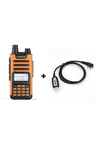 BAOFENG Uv-13 Pro Turuncu+Programlama Kablosu