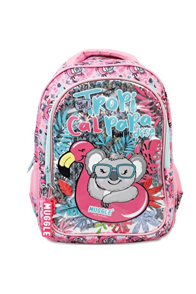 Trend Kitabevi حقيبة مدرسية تروبيكال براديسي وردي Mu-8904