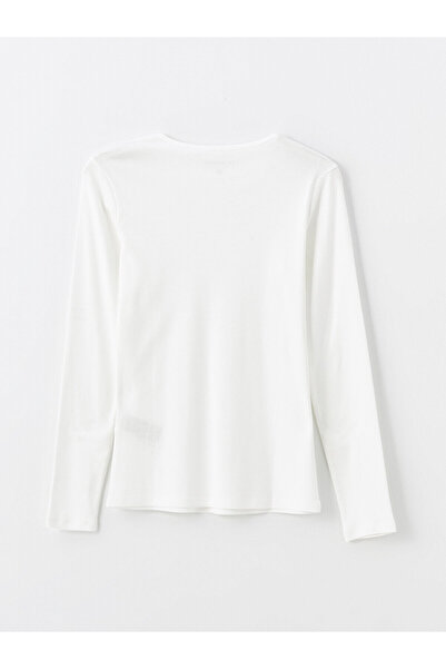 LC Waikiki LCW Women's Body - Crew Neck, Solid Long Sleeve