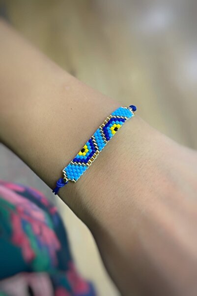 Afrika Butik Mavi Miyuki Nazar Bileklik