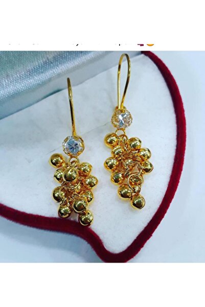 Çelikoğlu Kuyumculuk ÇELİKOĞLU KUYUMCULUK 14 AYAR ALTIN ÜZÜM SALKIMLI KÜPE 4,...