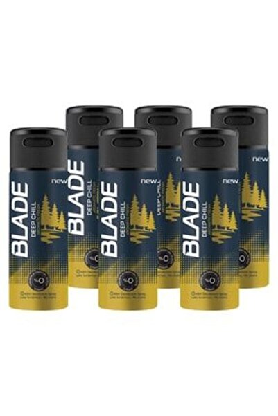 Blade Deep Chill Deodorant 150ml*6 Adet