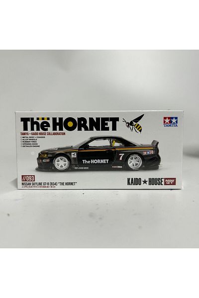 mini gt 093-Nissan Skyline Gt-R (R34) Tamiya X Kaido House "The Hornet"