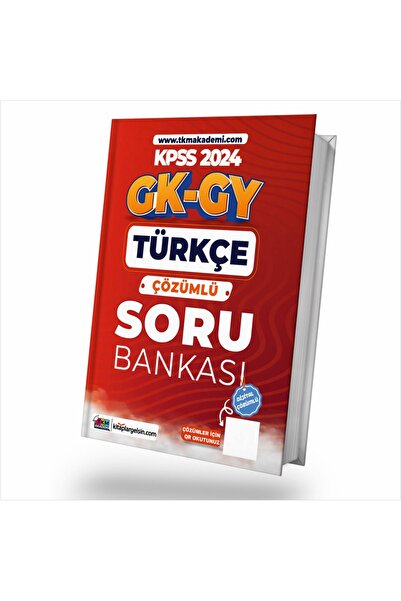 TKM Akademi GK-GY Türkçe Çözümlü Soru Bankası – TKM Akademi