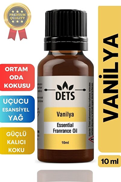 Dets Vanilya Uçucu Yağ Buhurdanlık Yağı Difüzör Esansı Oda Kokusu Esansı Hava...