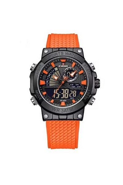 Naviforce Men's Wristwatch - Double Cord, Digital & Analog 2104