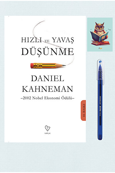 Varlık Yayınları Hızlı ve Yavaş Düşünme - Daniel Kahneman - Varlık Yayınları - Pensan Büro Mavi Tükenmez Kalem