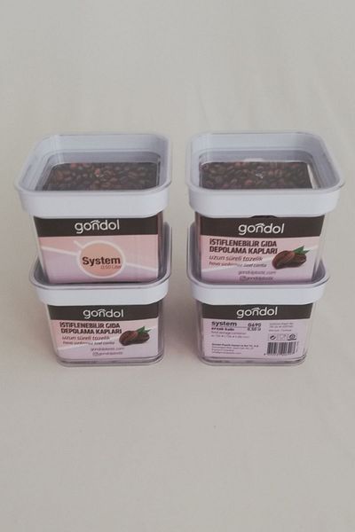 adresiburasi System G690 Storage Container 0.50Lt Set of 4