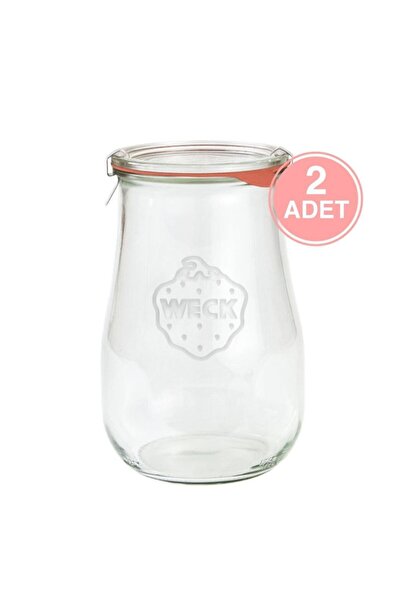 Weck 1750 Ml Lale Cam Saklama Kavanozu 2 Adet