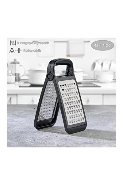 PANJI Vega Katlanabilir Ayrılabilir Inox Rende Siyah