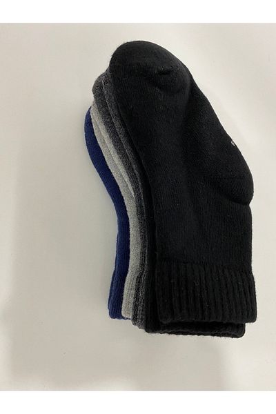 Yade Детски зимни безшевни чорапи Yaade Towel, 8 чифта