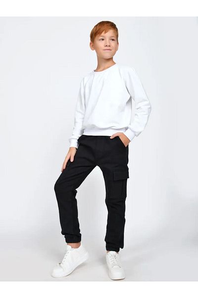 BabyWorldStore Дънкови панталони с карго джоб за момче, дънки, възраст 7-14 г