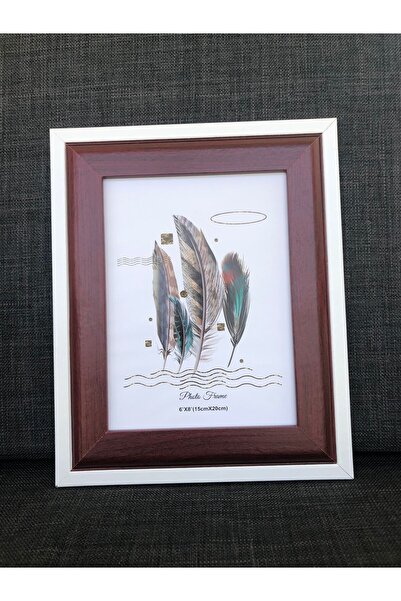 Ant إطار صور Antfo مقاس 15*20 - بمظهر خشبي