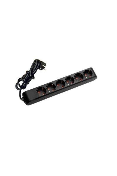VİKO Mılti-let Siyah 6'lı Kablolu Top. Ç.k Grup Priz 3 Mt
