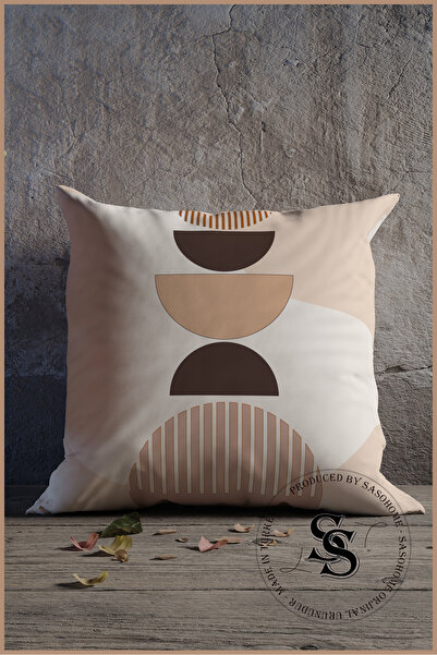 Saso 4 db etnikai bársonyos díszpárnakészlet - mintás és digitális nyomtatással