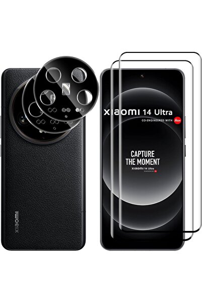 Rivor Xiaomi Mi 14 Ultra İçin Koruyucu Jelatin + Kamera Koruyucu Çizilme Önle...