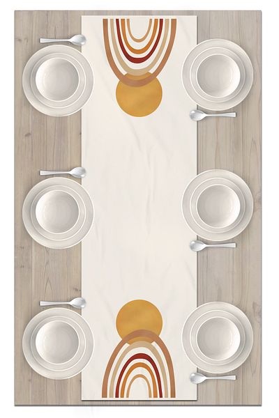 Bertille Home Σειρά 140x40 cm Ψηφιακή τυπωμένη μινιμαλιστική δρομέας
