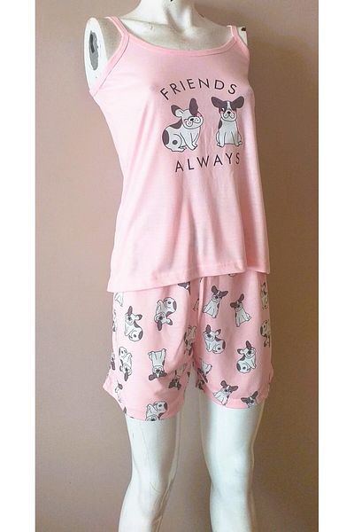 Miss Melina Strappy Shorts Pajama Set