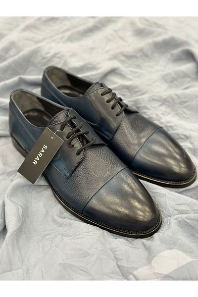 Sarar GENUINE LEATHER - NAVY BLUE SHOES