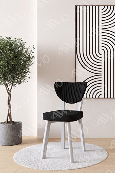 AVVİO Senta Beyaz Elma Sandalye 80x120 Yemek Masası Mutfak Masası 4 Kişilik Masa Sandalye Takımı