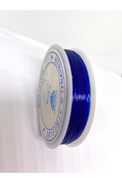 312 KONSEPT بكرة مطاطية ملونة مقاس 1 مم بطول 5 أمتار باللون الأزرق الداكن