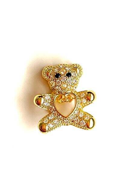 312 KONSEPT 316L غير مشوه الصلب الزركون حجر تيدي بير قلادة سوار