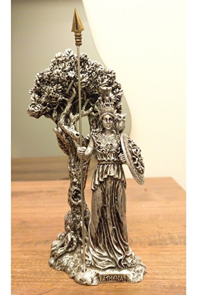 Antioch Art And Design Ağaçlı Athena Biblo Tasarım Mitolojik Tanrı Heykel Ev Dekor Hediyelik Eşya