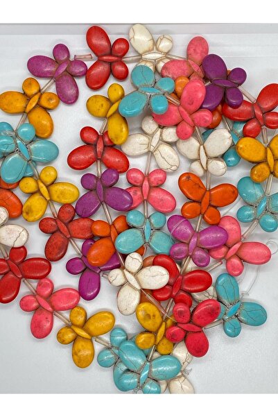 312 KONSEPT 15 БРОЯ 1 КОМПЛЕКТ ГОЛЕМИ ЦВЕТНИ МАСЛИНОВИ МЪНИСТА ОТ ЕСТЕСТВЕН К...