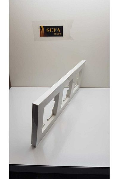 VİKO TRIPLE FRAME WHITE VIKO KARRE SERIES