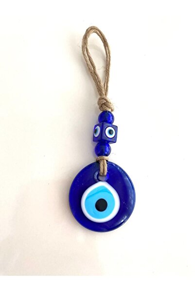 312 KONSEPT 4 Cm Renkli Nazarlık Duvar Süsü Dekoratif Nazar Boncuğu Ağaç Süsl...