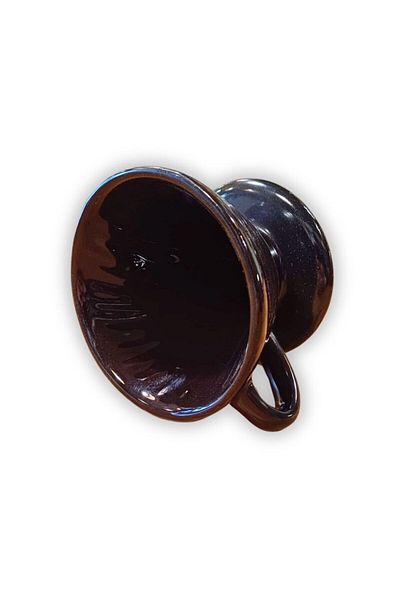 ALOHA Black Ceramic V60 Dripper - Cup Design