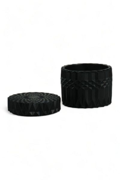 Evene Decorative Box with Lid Multi-Purpose Box Jewelry Box Black Color Model 13