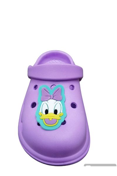 casso Daffy Duck Patterned - Girl's Daily Soft Sandals Slippers, Non-Slip Sole Home Kindergarten