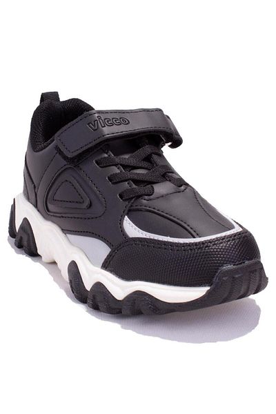 Vicco Jessy 950F23K309BB - Orthopedic BlacK Boy's Sports Shoes