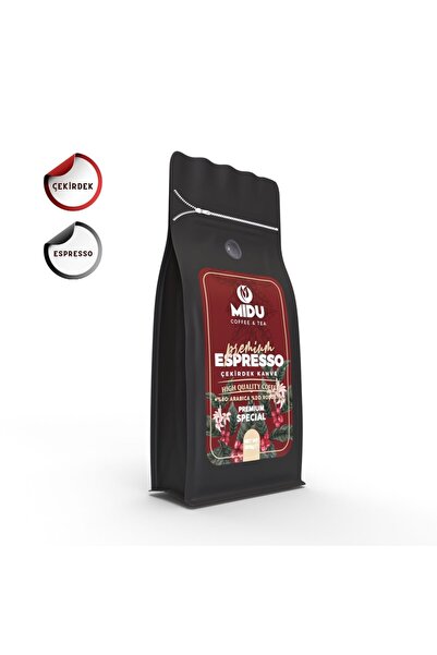 MİDU COFFEE & TEA إسبريسو بريميوم - 500 جرامالنسيج القصير